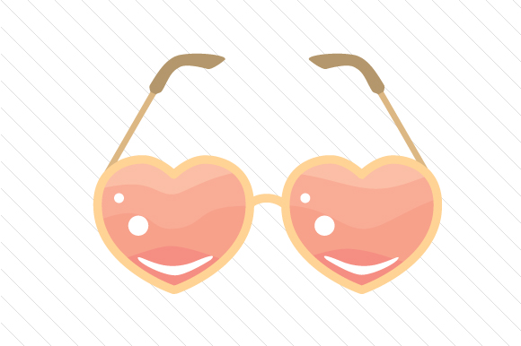 Heart Shaped Glasses SVG Cut file by Creative Fabrica ...