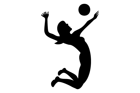 Download Volleyball Player (SVG Cut file) by Creative Fabrica Crafts · Creative Fabrica