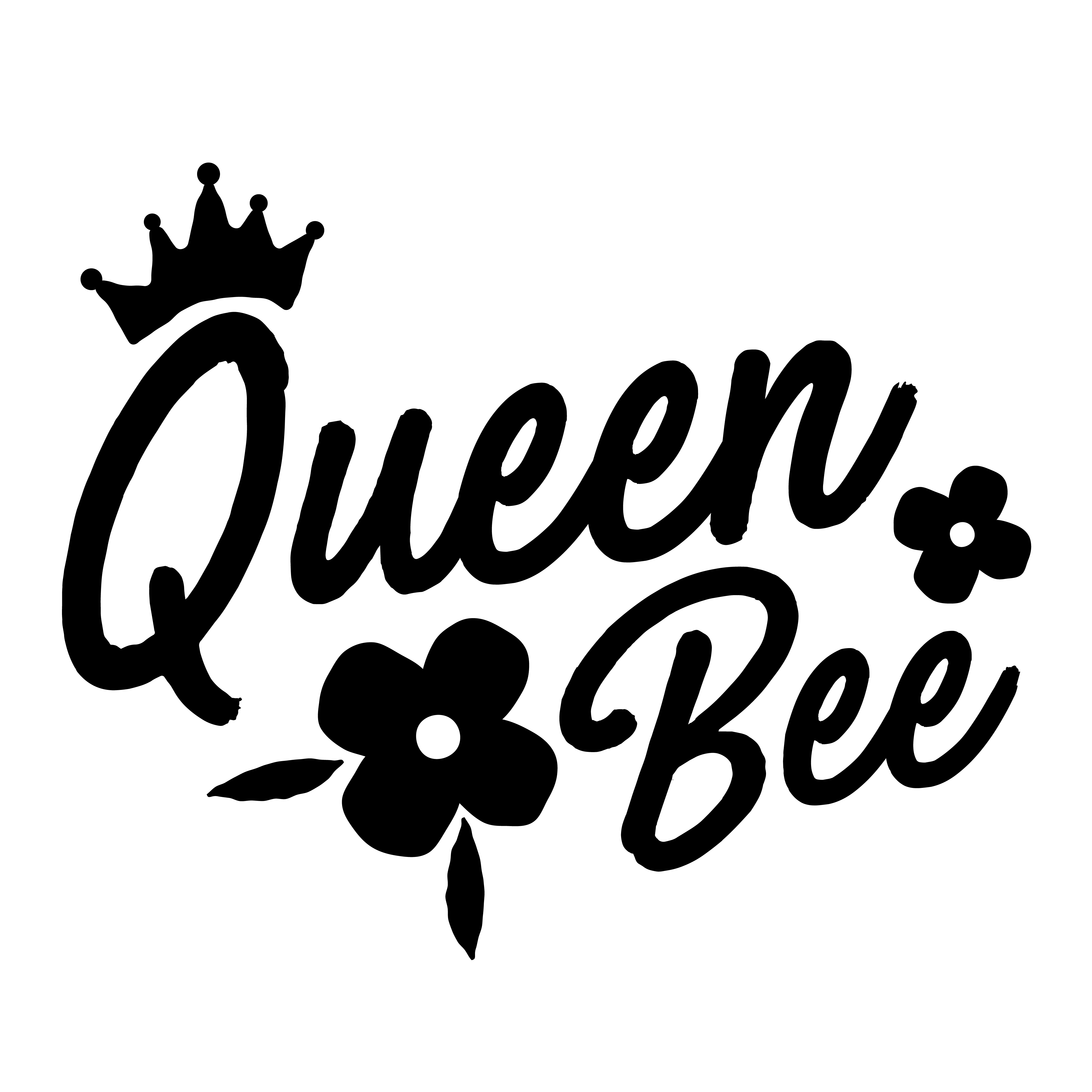 Queen Bee Crown SVG