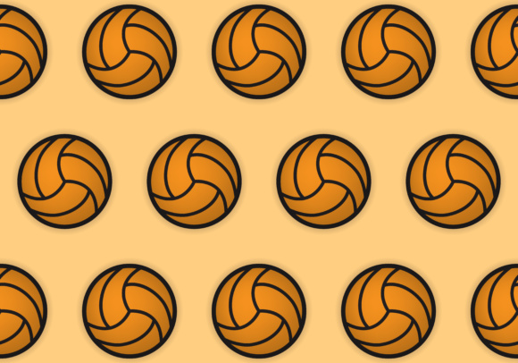 Sports Ball Outline Seamless Pattern Graphic by sabavector · Creative  Fabrica