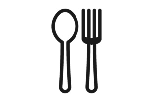 Spoon and Fork Restaurant Logo Graphic by WANGS · Creative Fabrica