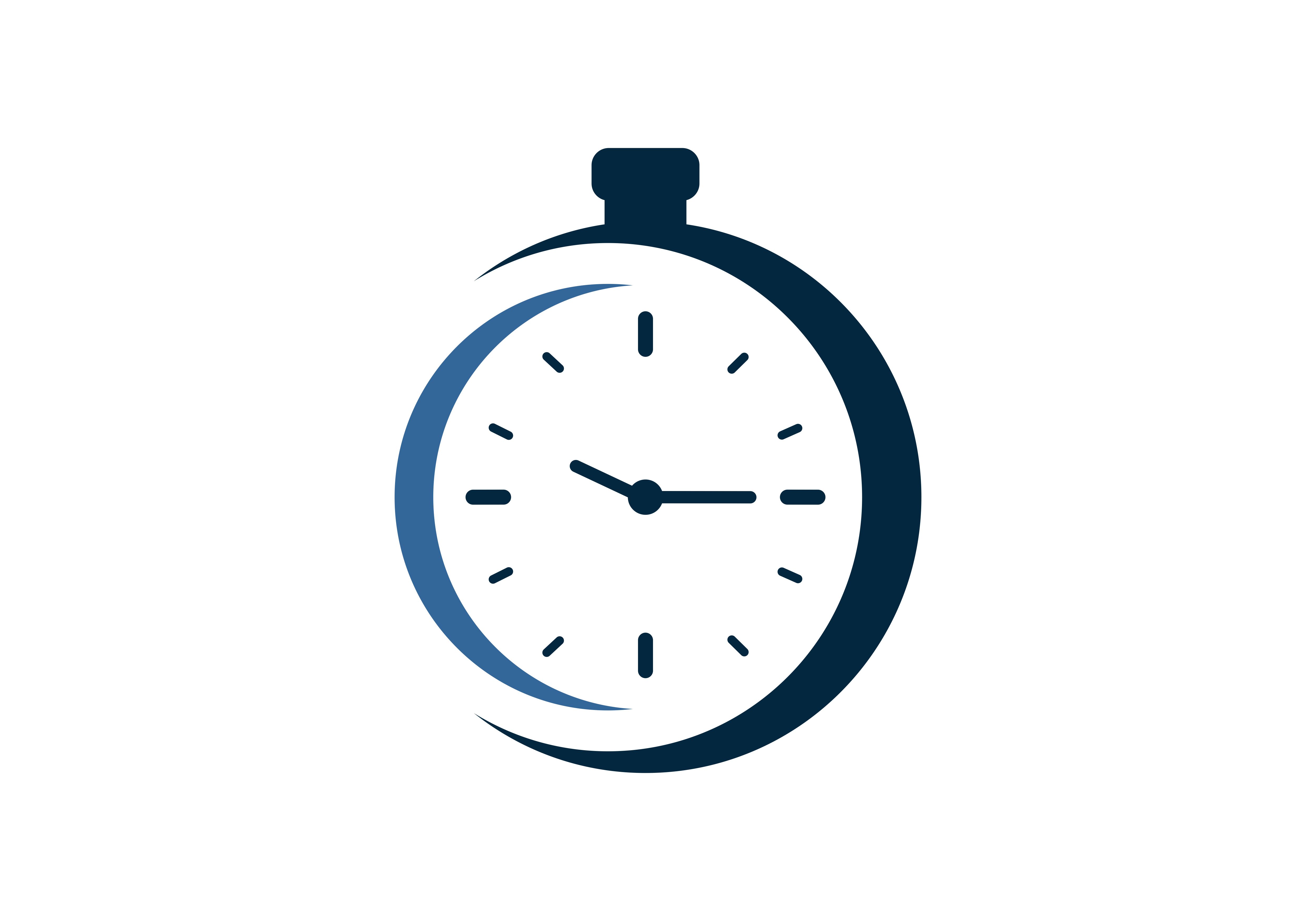 Clock Timer Logo Graphic By 2qnah Creative Fabrica