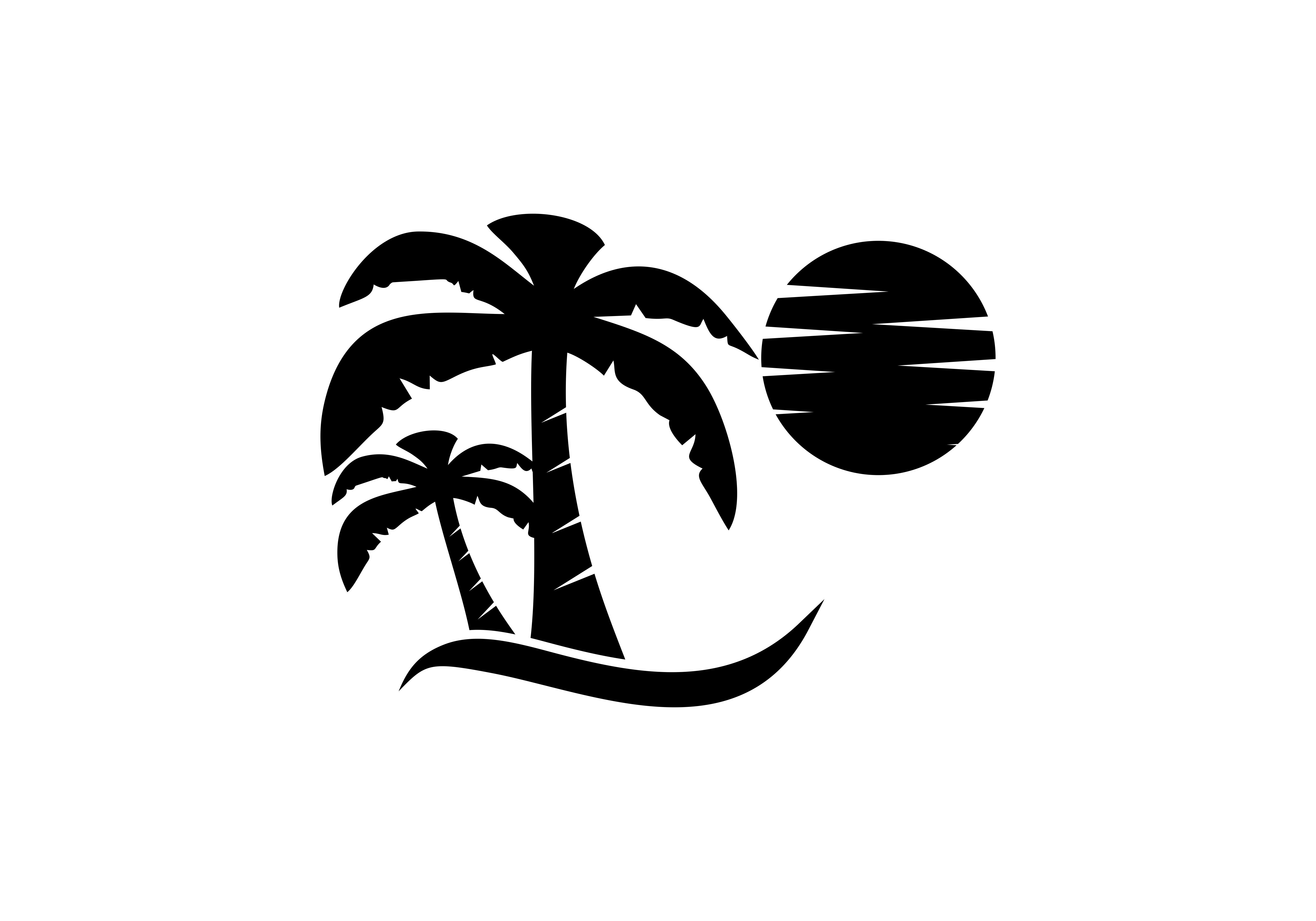 Summer, Coconut, Sea Logo Graphic by DEEMKA STUDIO · Creative Fabrica