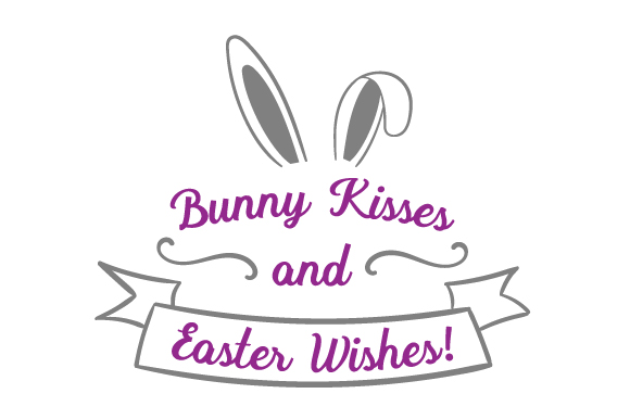 Download Bunny kisses and Easter wishes SVG Cut file by Creative ...