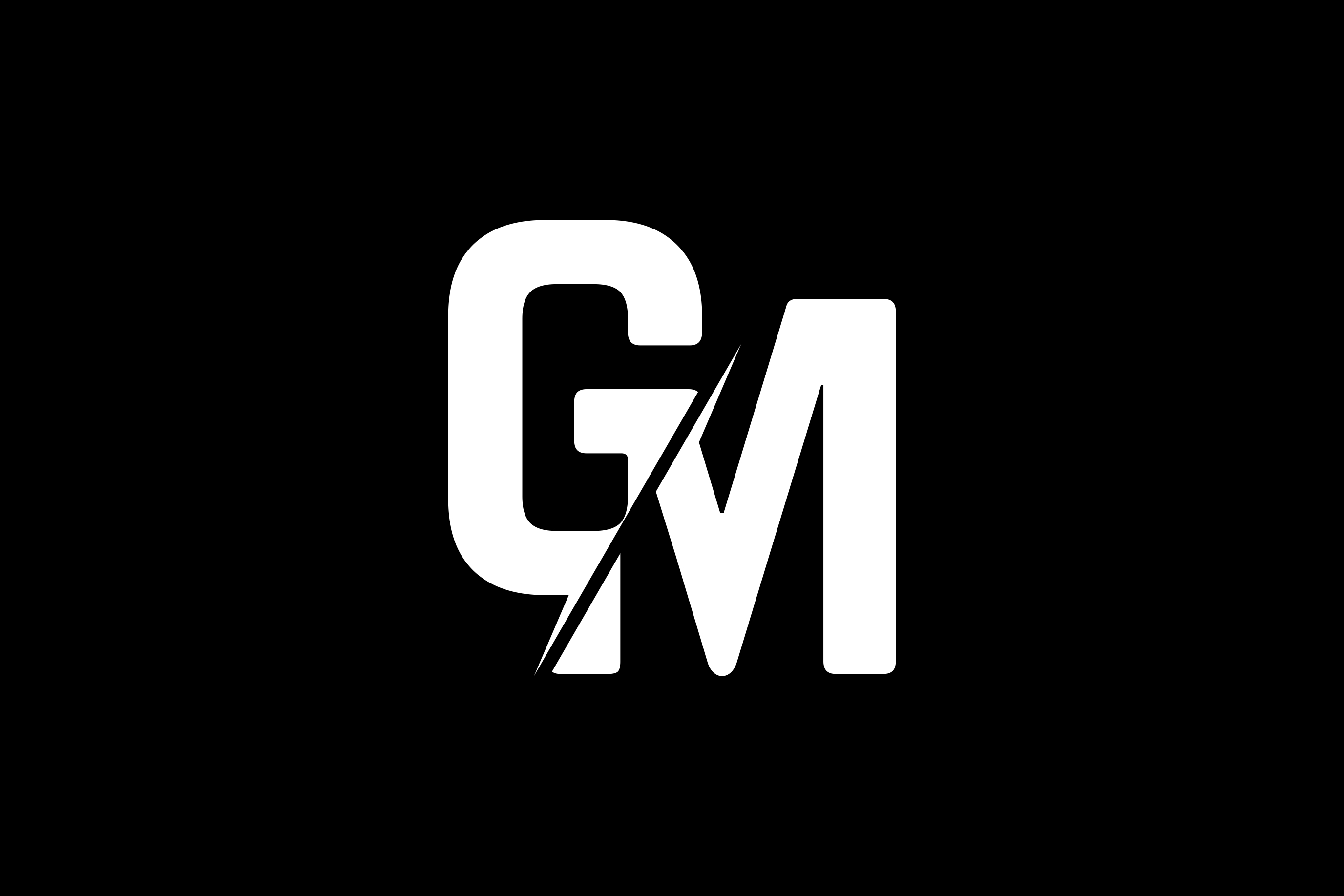 Monogram Logo GM Letter Combination Graphic by fgeonstudio · Creative  Fabrica
