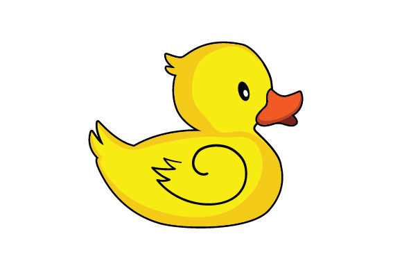 Baby Duck Cartoon SVG Cut file by Creative Fabrica Crafts