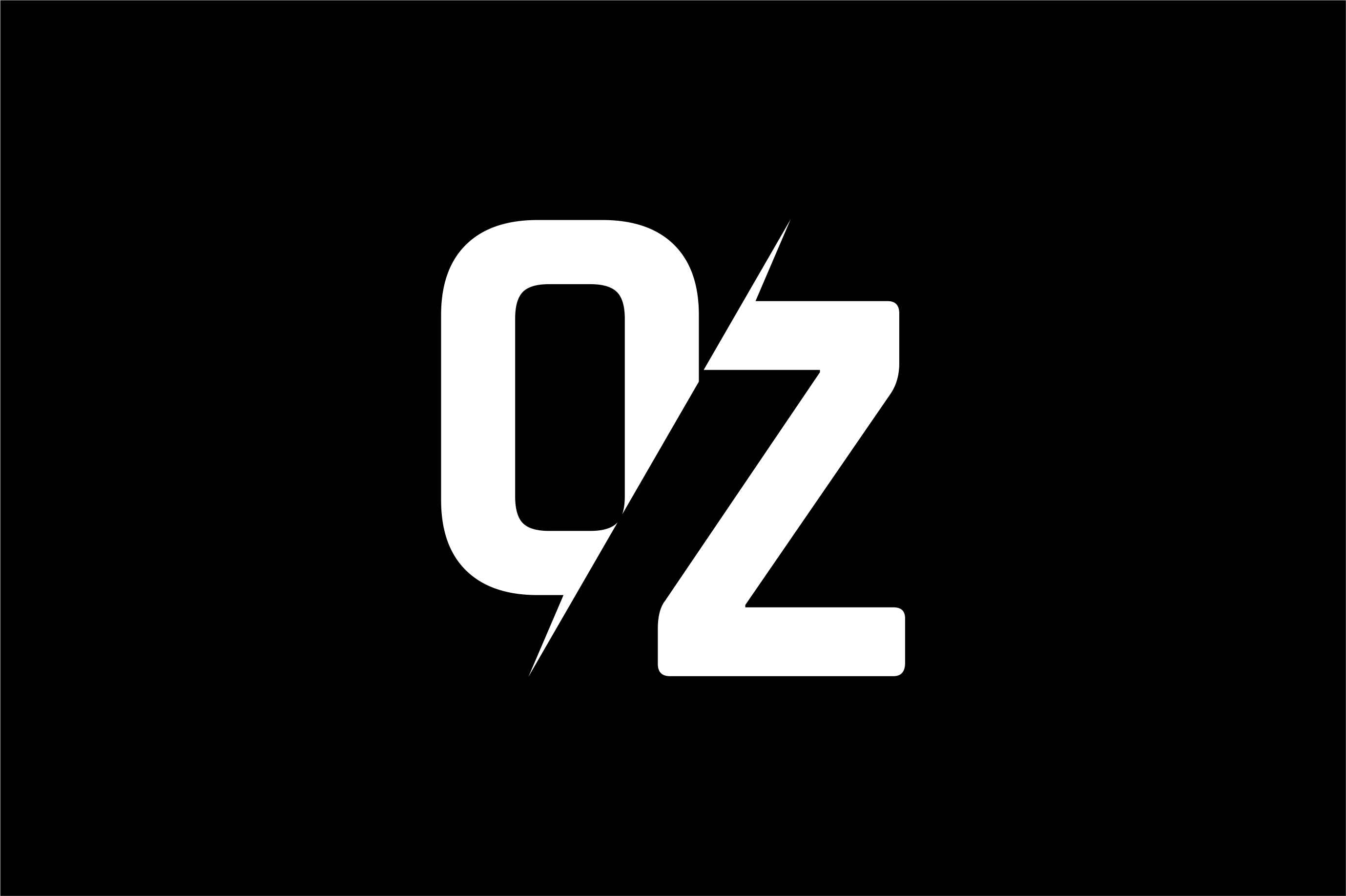 Monogram OZ Logo Design Gráfico por Greenlines Studios · Creative Fabrica