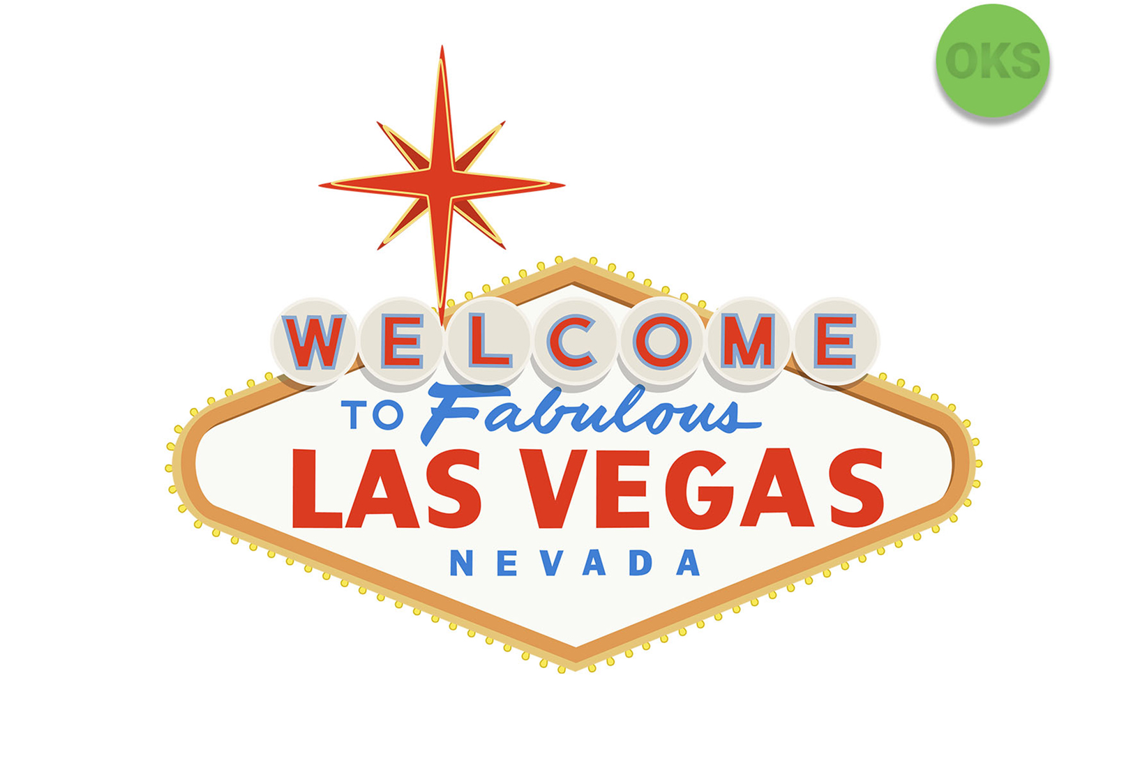 Las Vegas Sign Vector Gráfico por CrafterOks · Creative Fabrica