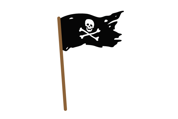 Pirate Flag SVG Cut file by Creative Fabrica Crafts · Creative Fabrica