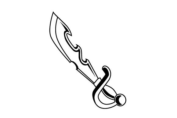 realistic sword drawing