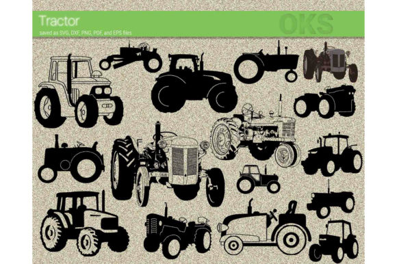 Vintage John Deere Tractor Graphic · Creative Fabrica
