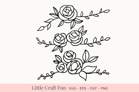 Download Flowers Graphic By Little Craft Fun Creative Fabrica PSD Mockup Templates