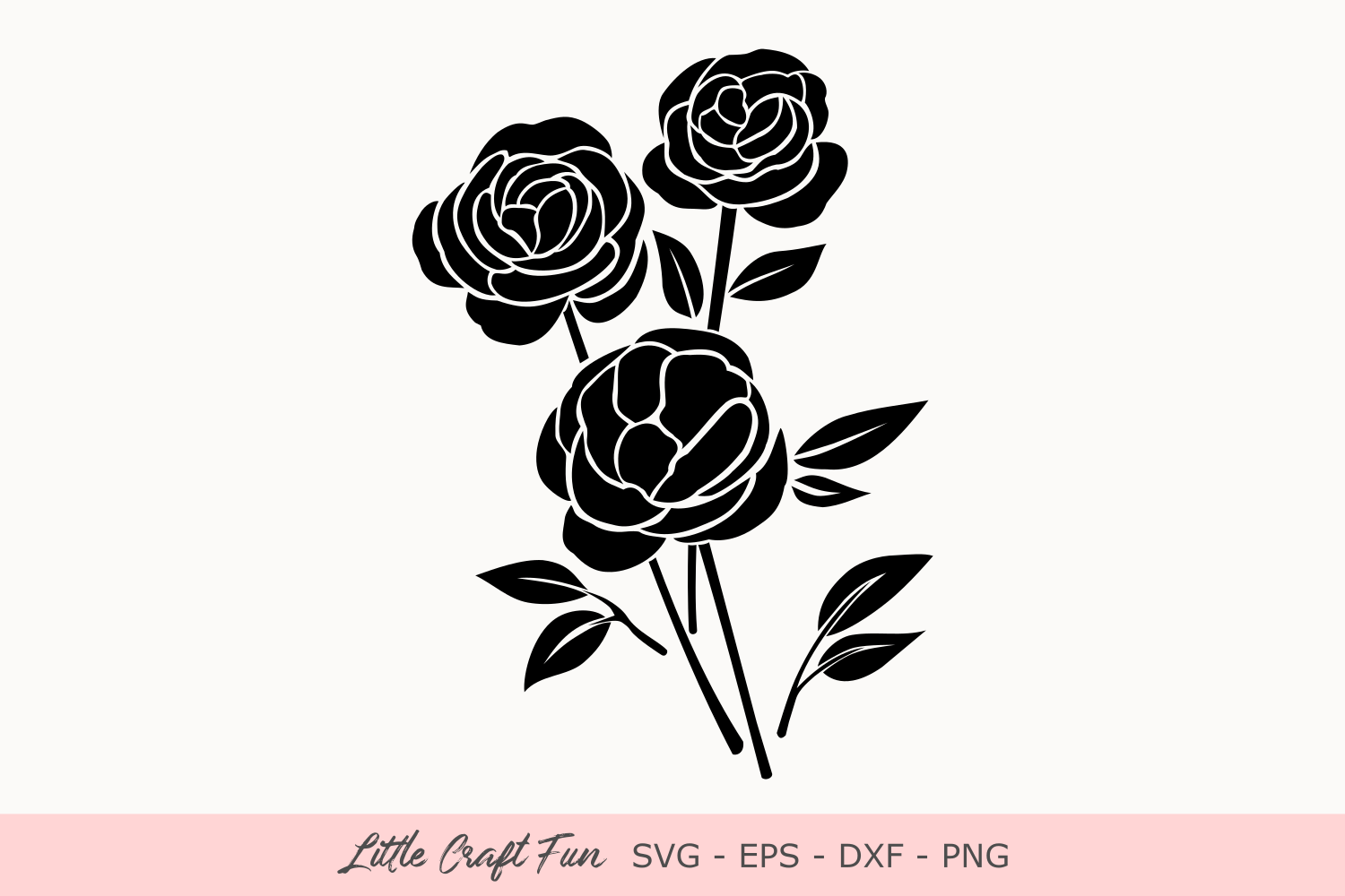 Download Rose Flowers Silhouette Graphic By Little Craft Fun Creative Fabrica Yellowimages Mockups