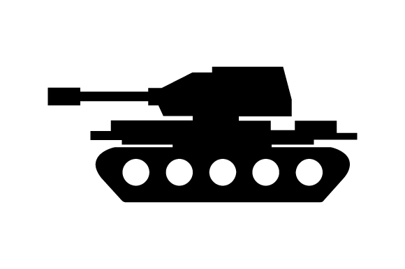 Military, Army Tank Black Icon Set Gráfico por Hoeda80 · Creative Fabrica