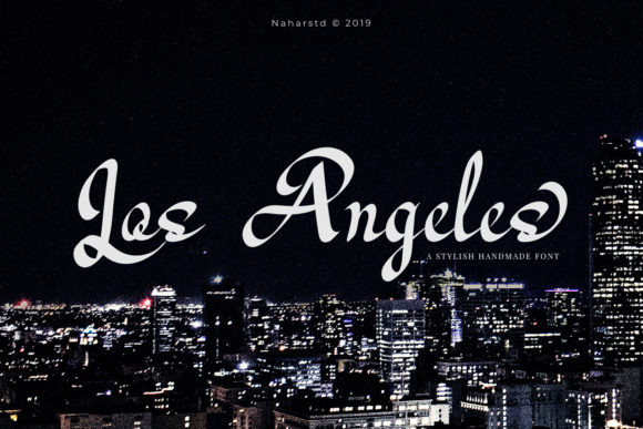 Los Angeles Font by fontherapy · Creative Fabrica