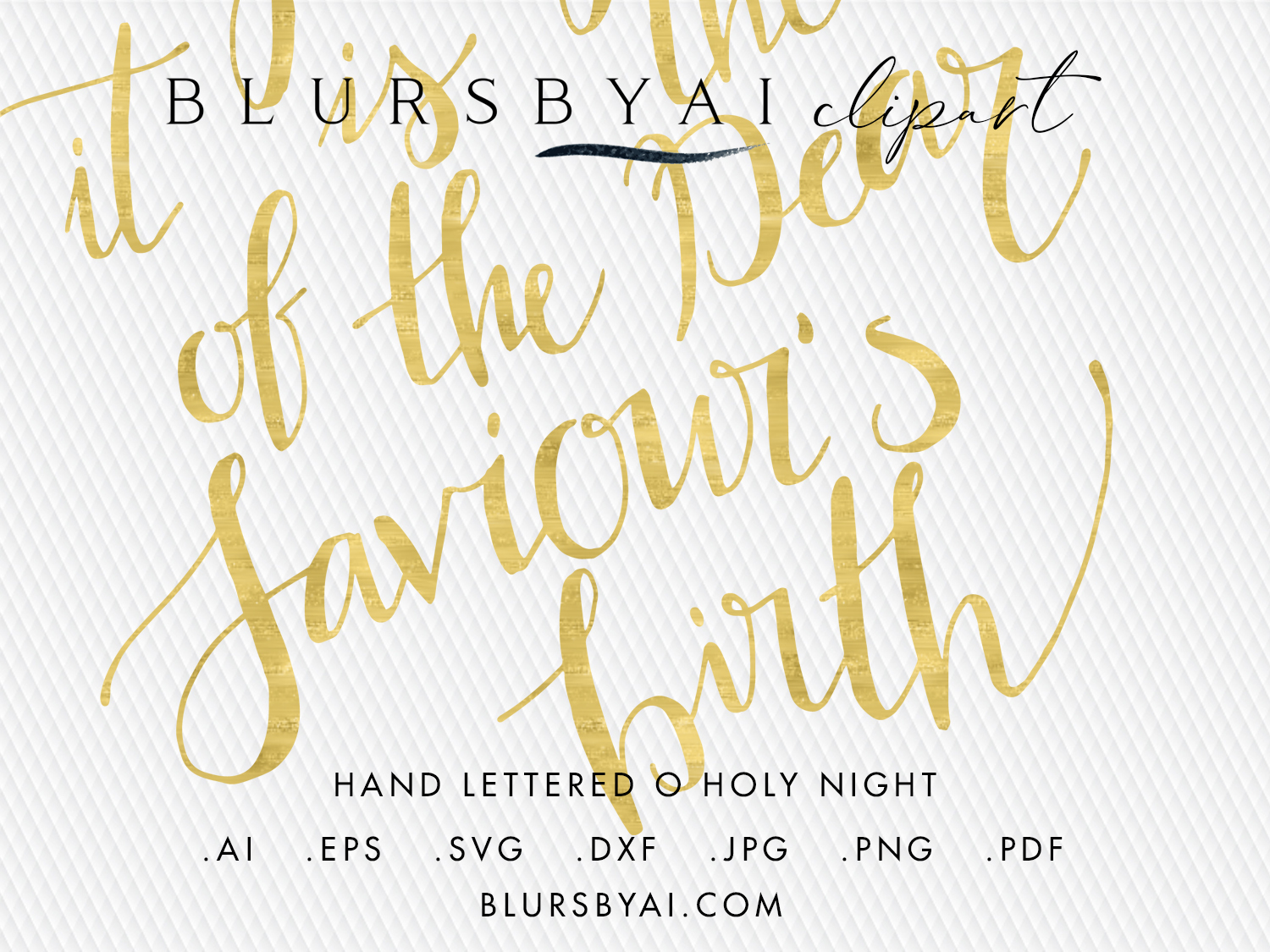 O Holy Night Lyrics Clipart Graphic By Blursbyai Creative Fabrica