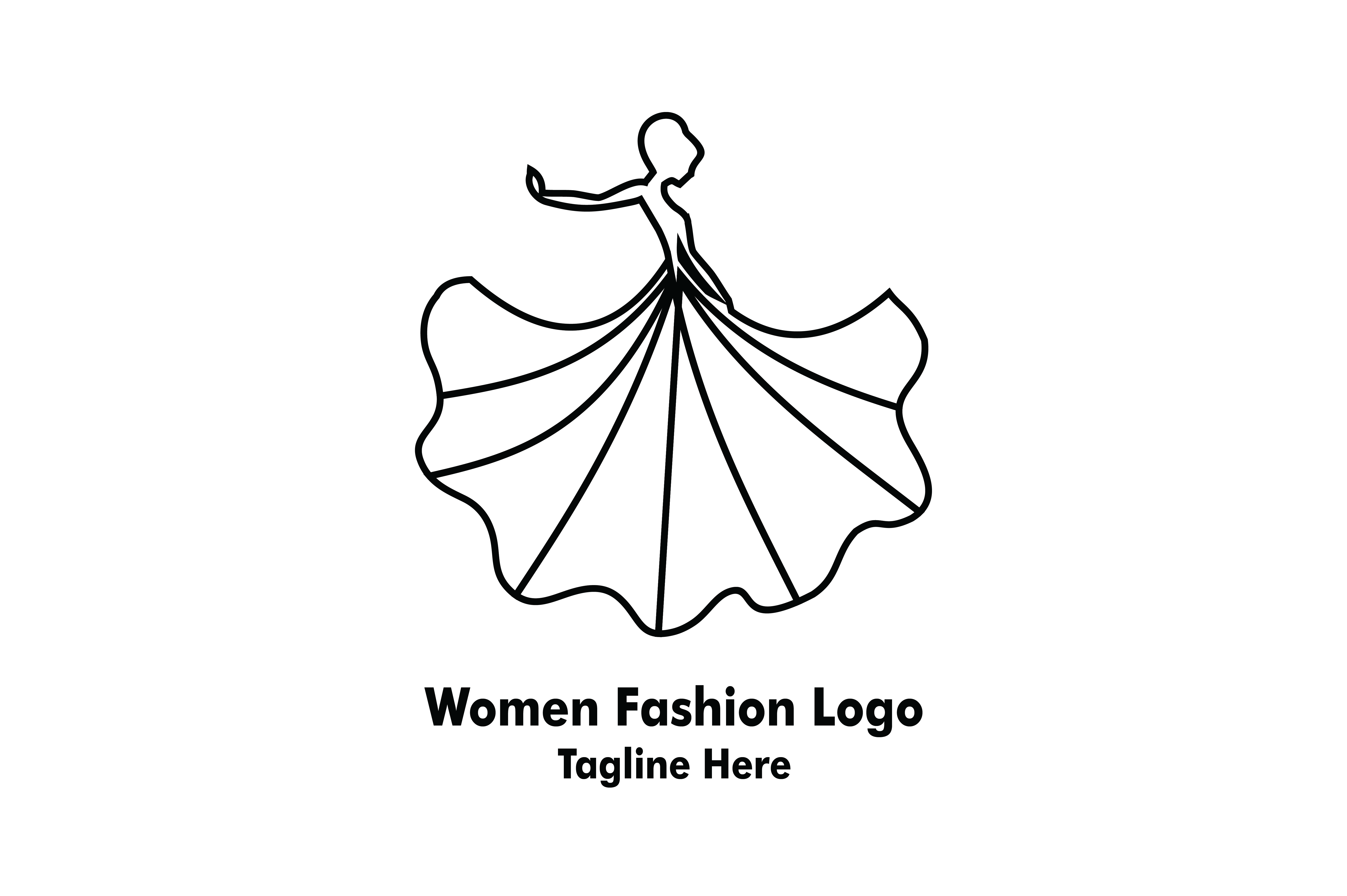 Women Beauty Fashion Logo Graphic by Yuhana Purwanti · Creative Fabrica
