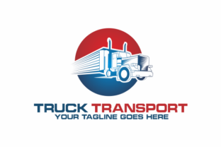 Truck Transport Logo Graphic by Redvy Creative · Creative Fabrica