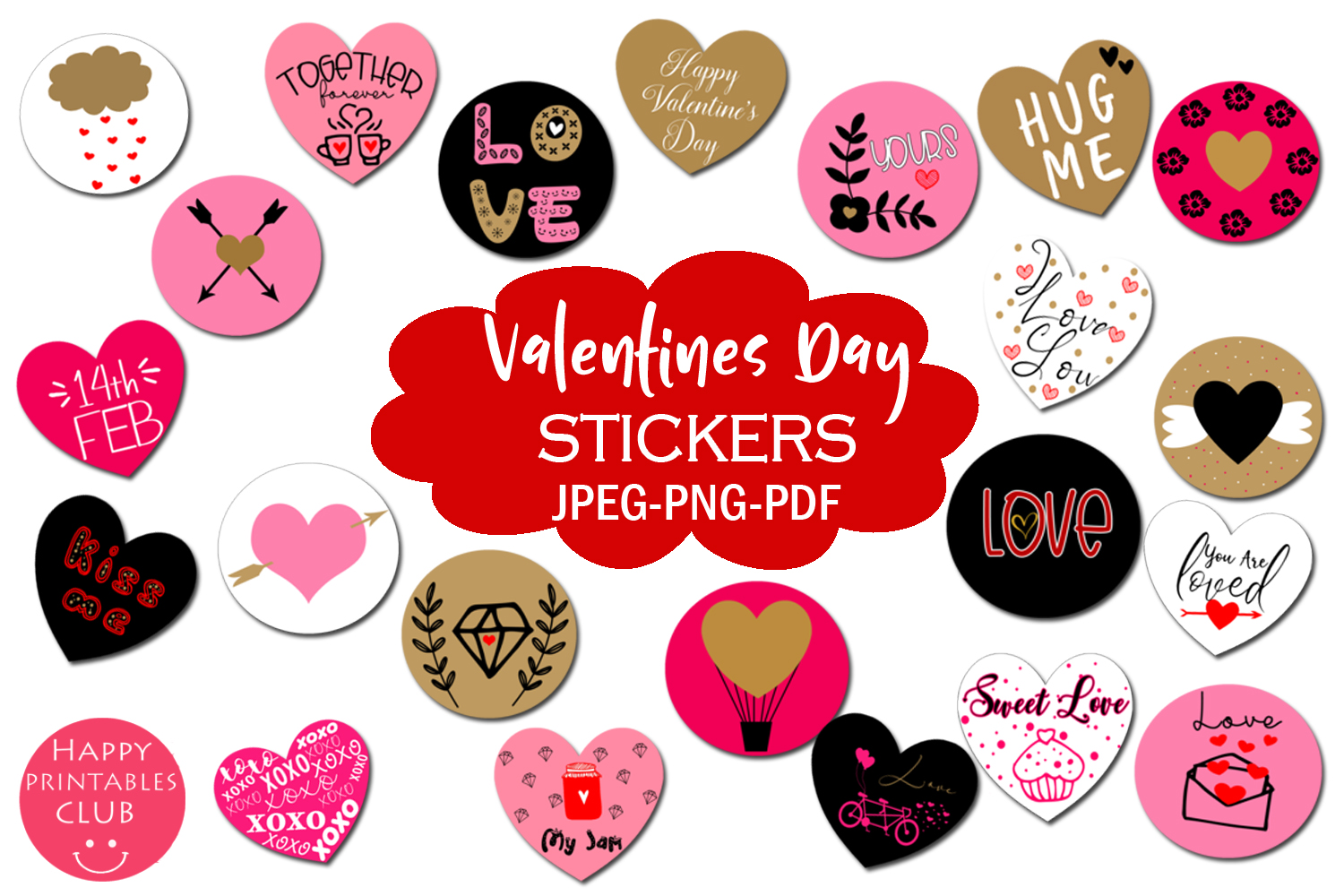 Valentine Love // Valentine Quotes, Valentine Stickers, Quote Stickers,  Planner Stickers, Stickers | Sticker Sheet