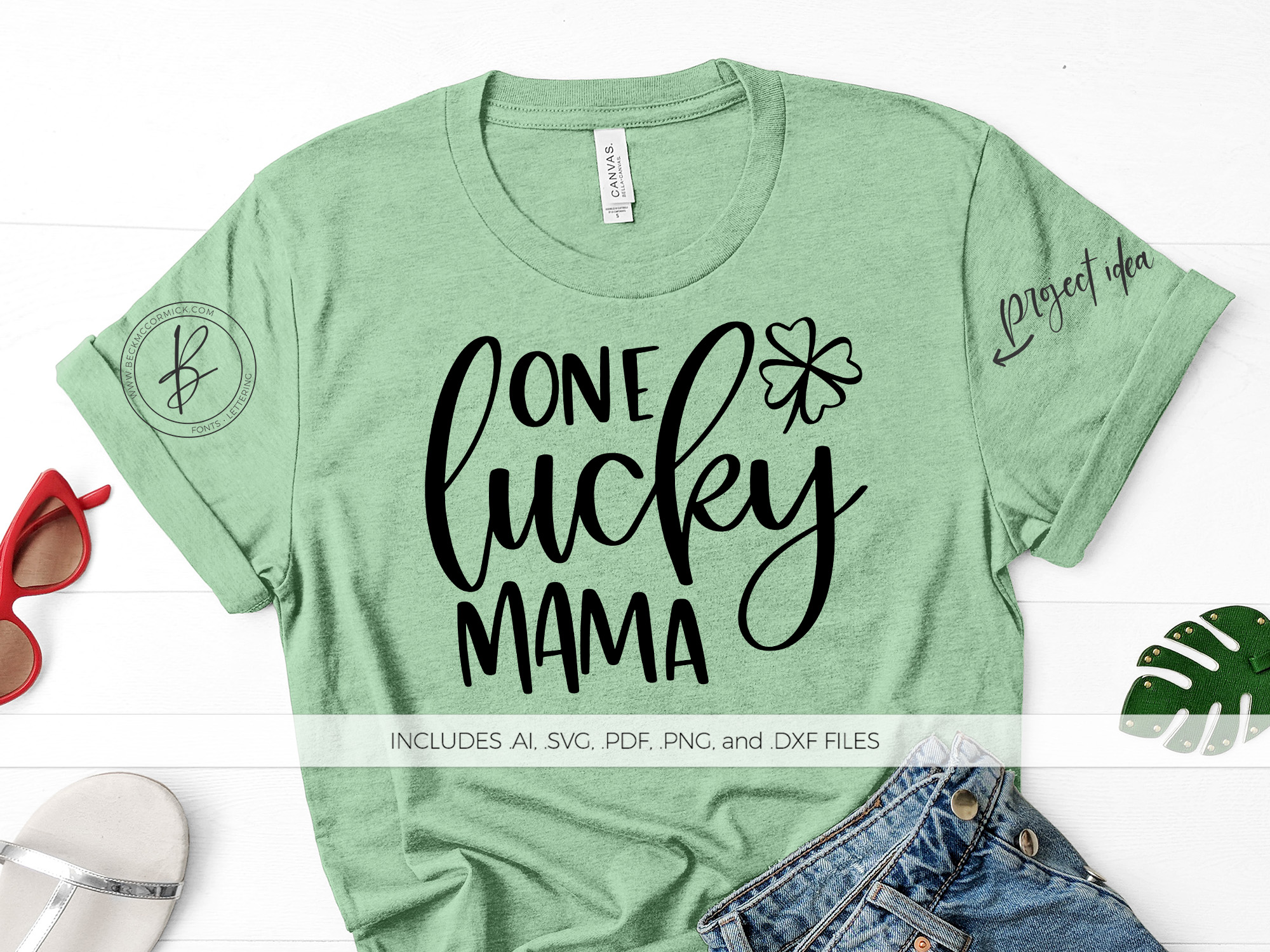 One Lucky Mama Graphic by BeckMcCormick · Creative Fabrica