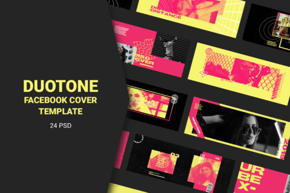 Download Duotone Facebook Cover Templates Graphic By Qohhaarqhaz Creative Fabrica