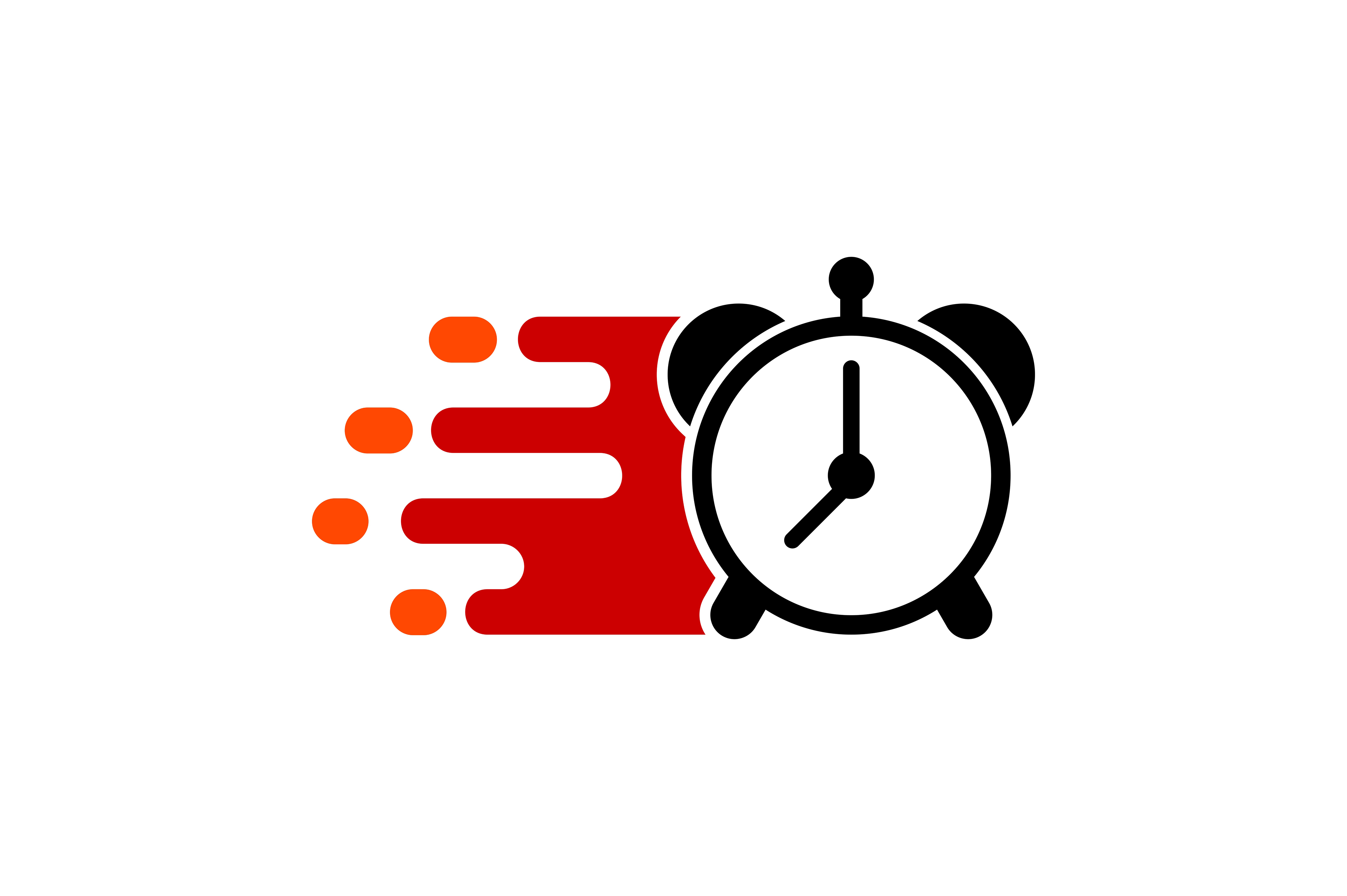 Clock, Timer Logo Graphic by 2qnah · Creative Fabrica