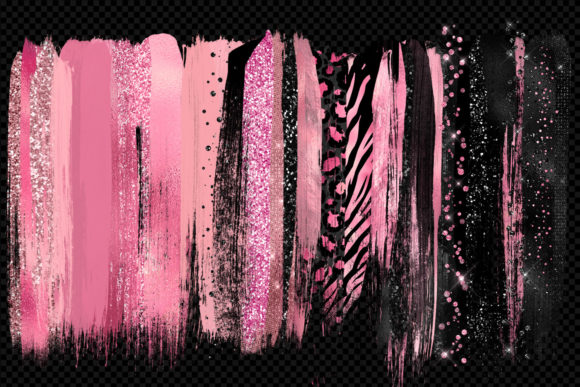 pink paint clipart