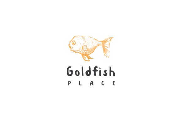 Goldfish Place Logo Grafik Von Kokostd Creative Fabrica