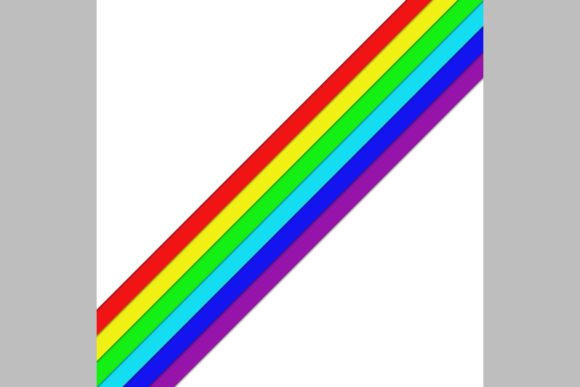 Diagonal Rainbow Stripes Background Graphic by davidzydd