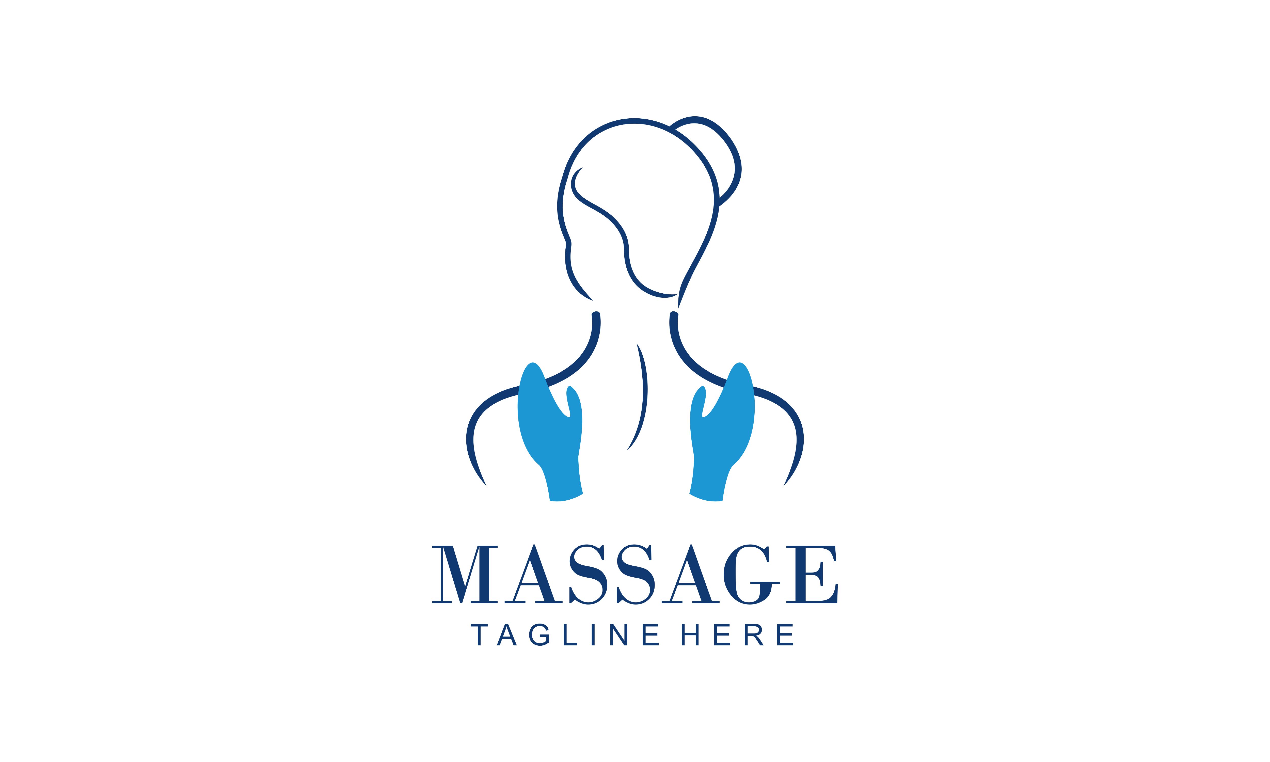 Body Massage Logo Vector Illustration Graphic By 2qnah · Creative Fabrica
