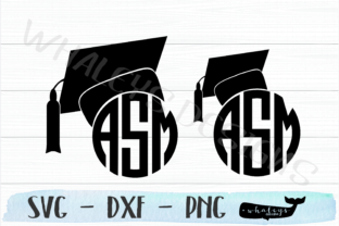 Download Graduation Cap Monogram Senior Graphic By Whaleysdesigns Creative Fabrica