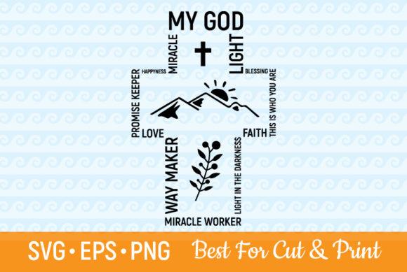 Waymaker Miracle Worker God Christ Graphic by OlimpDesign · Creative ...