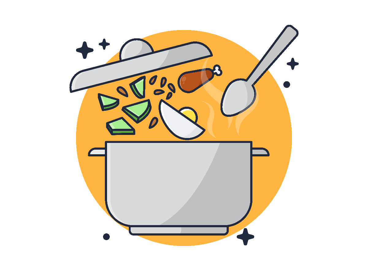 Download Cooking Vector Illustration Icon Graphic By Bayu Febrianto Creative Fabrica SVG Cut Files