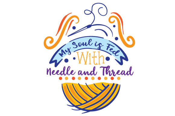 Needle and Thread SVG Cut file by Creative Fabrica Crafts