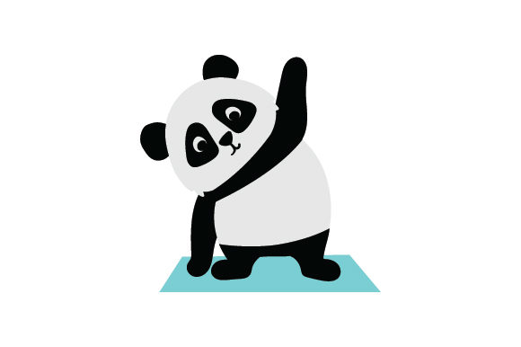 Panda Doing Yoga SVG Cut file by Creative Fabrica Crafts · Creative Fabrica