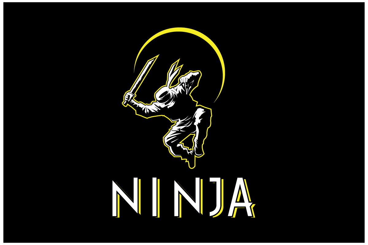 Ninja Mascot Logo Esport Gaming Graphic by Barra Zain · Creative Fabrica