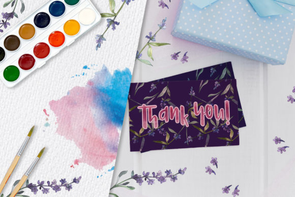 Purple Lavender Flowers Watercolor Macro Graphic by MyStocks · Creative  Fabrica
