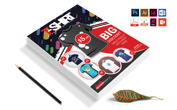 Rack Card  T-Shirt Shop DL Flyer Vol-03 Graphic by Imagine Design Studio ·  Creative Fabrica