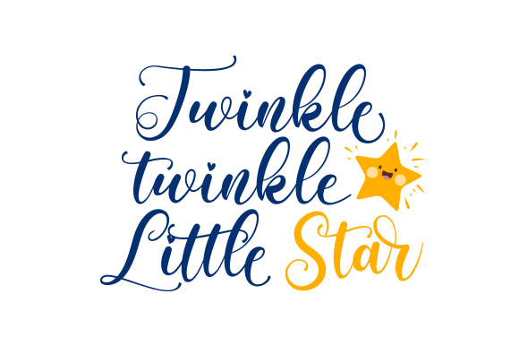 Twinkle, Twinkle, Little Star SVG-Schnittdatei Von Creative Fabrica Crafts  · Creative Fabrica