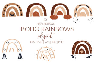 Download Boho Rainbow Svg Cricut Rainbow Svg Graphic By Letsartshop Creative Fabrica
