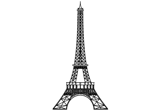 Eiffel Tower SVG Cut file by Creative Fabrica Crafts · Creative Fabrica