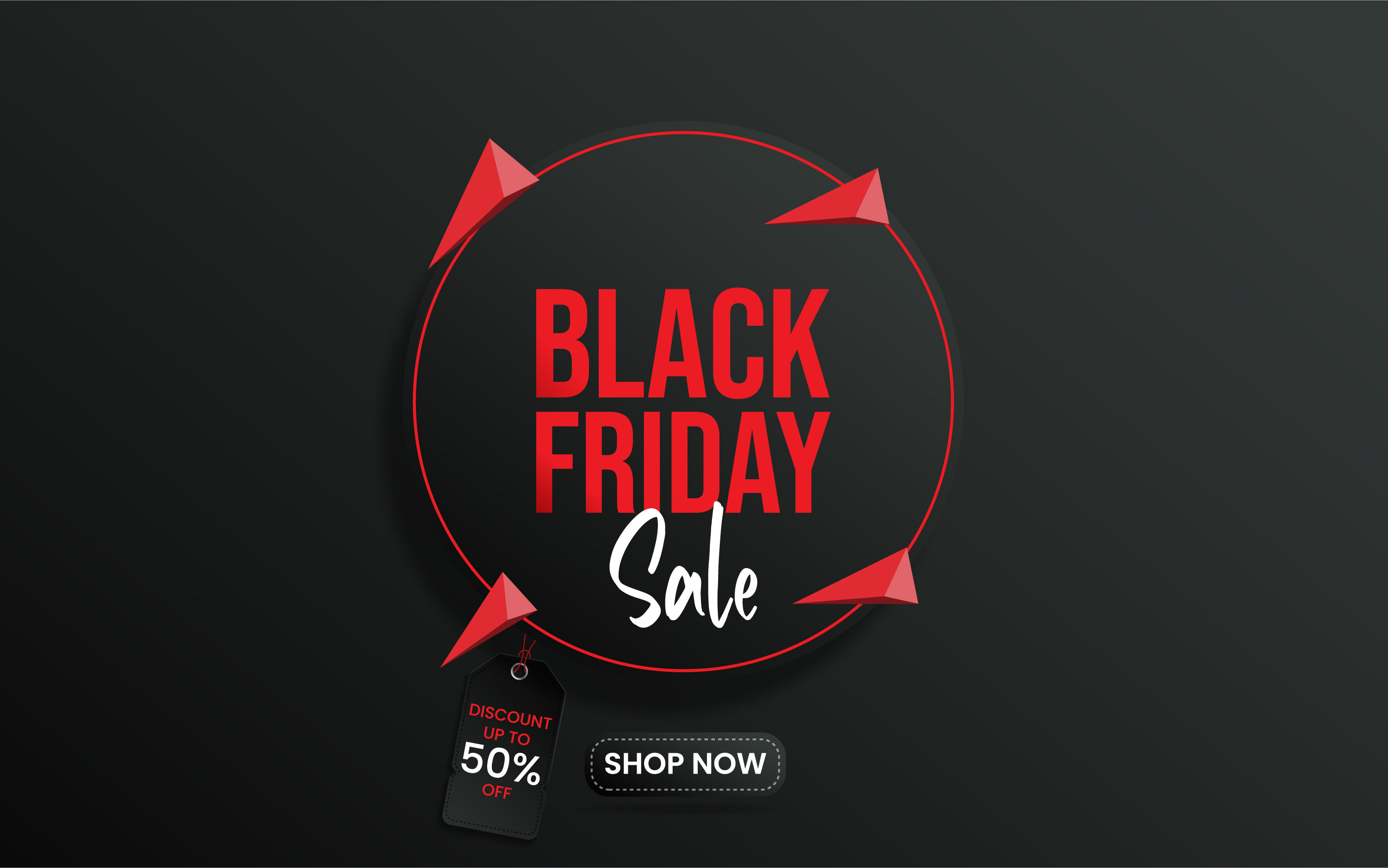Download Black Friday Sale Banner Template Design Graphic By Ngabeivector Creative Fabrica SVG Cut Files