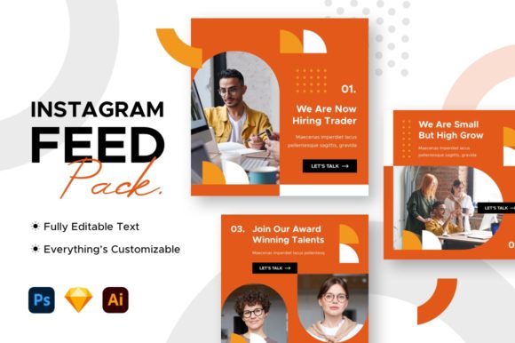 Instagram Feed Template - Bag #1 Graphic by listulabs · Creative