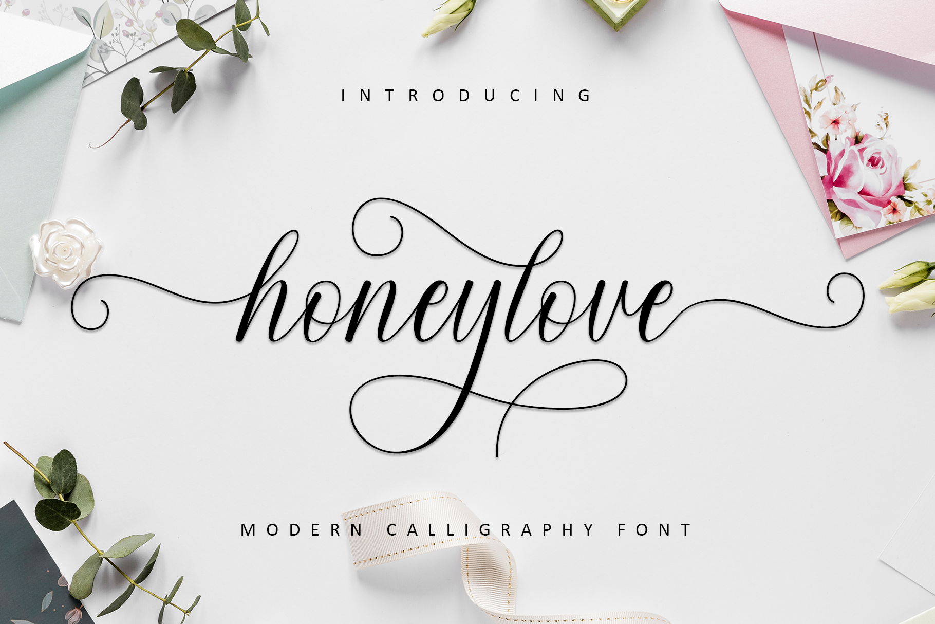 Honeylove Font by MJB Letters · Creative Fabrica