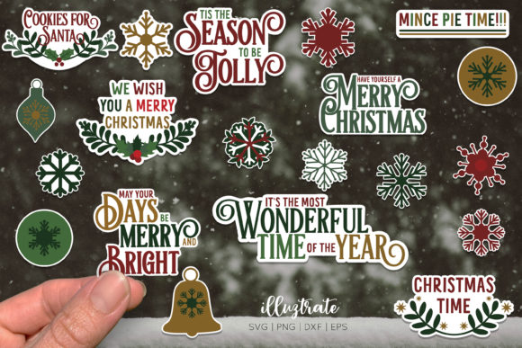 Download 3d Layered Christmas Svg Frames Graphic By Febri Creative Creative Fabrica SVG Cut Files