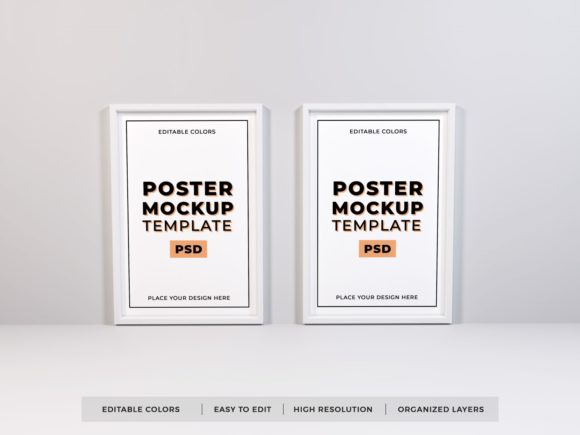 Download Poster Frame Mockup Bundle Vol 3 Graphic By Dendysign Creative Fabrica