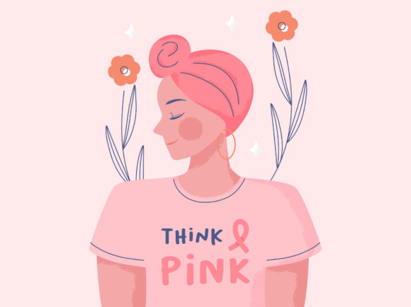 Breast Cancer Awareness Wear Pink Shirt Gráfico por Musbila