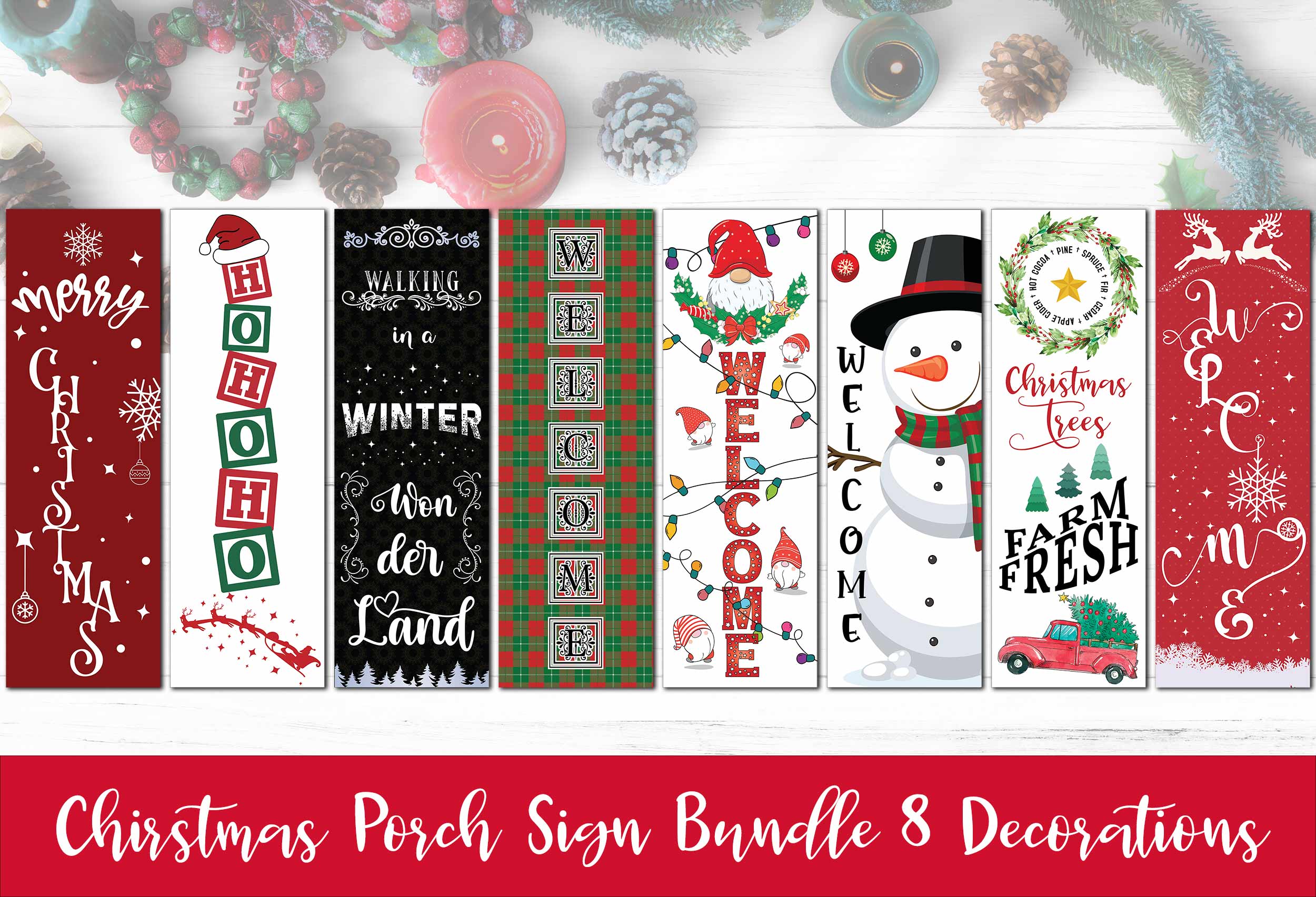 Christmas Porch Signs Svg Vertical Signs Svg 988525 S - vrogue.co