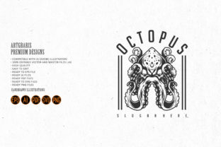Download Octopus Silhouette Logo Clip Art Svg Graphic By Artgrarisstudio Creative Fabrica