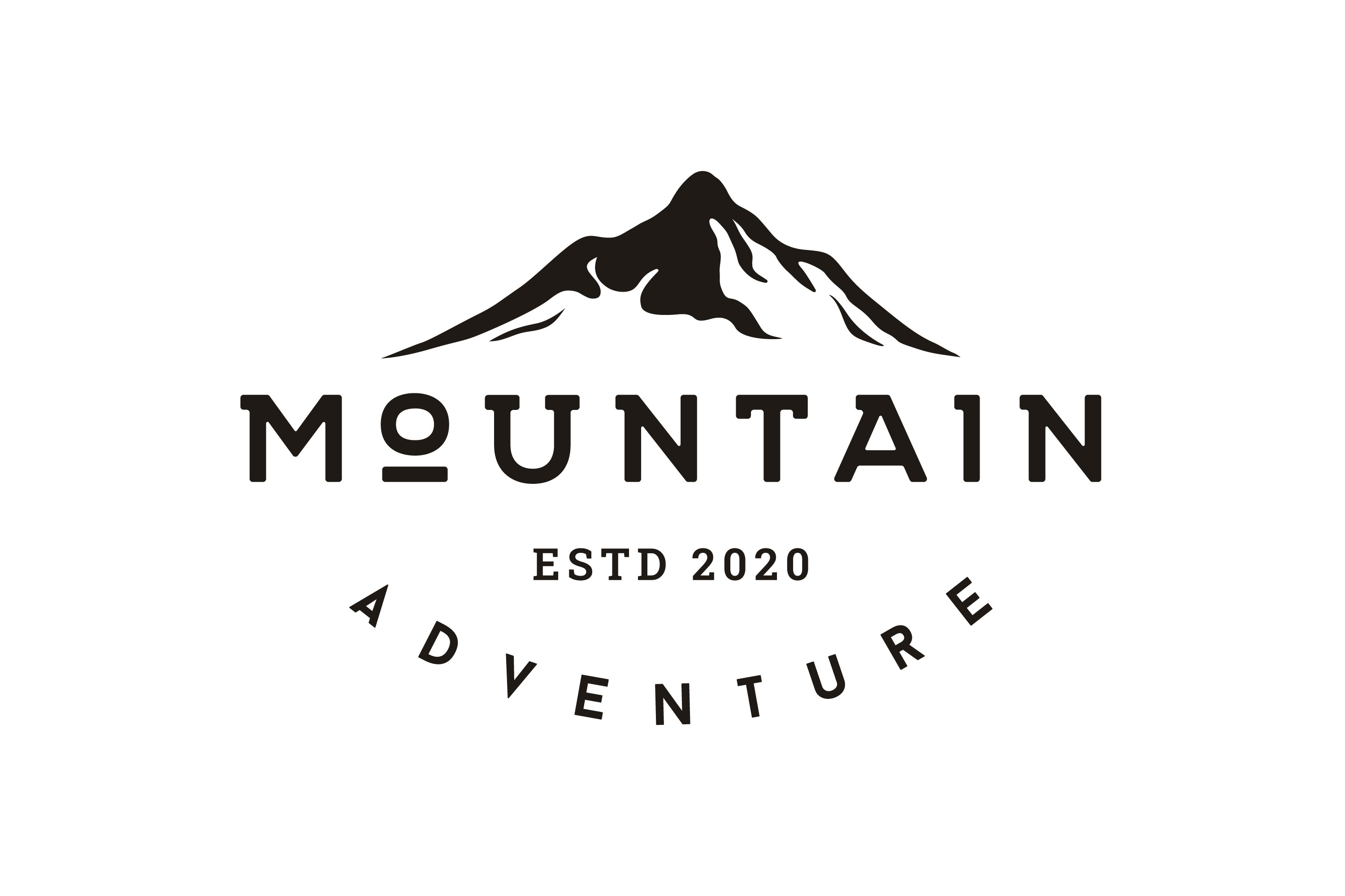 Landscape Hills / Mountain Peaks Logo Graphic by Weasley99 · Creative ...